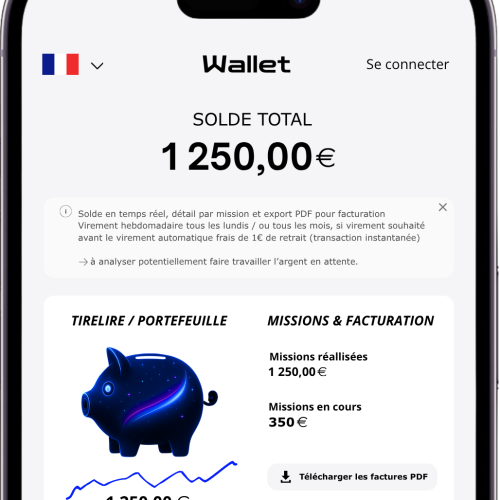 Interface Wallet Majest